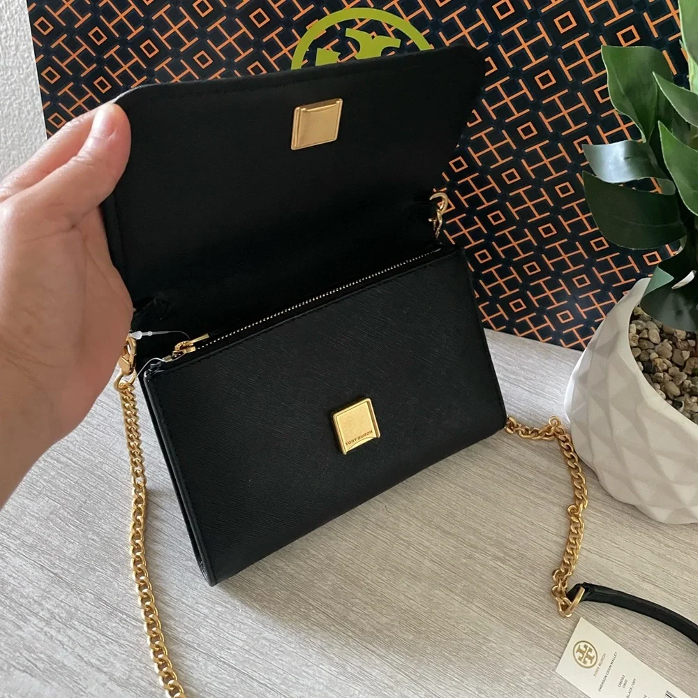 New, tory burch emerson chain crossbody wallet - Picture 4 of 12